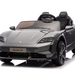 Porsche Taycan Elektrische Kinderauto 2 Personen 24V Grijs