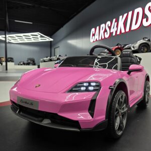 Kinderauto Porsche Taycan 2 personen 24V – Roze