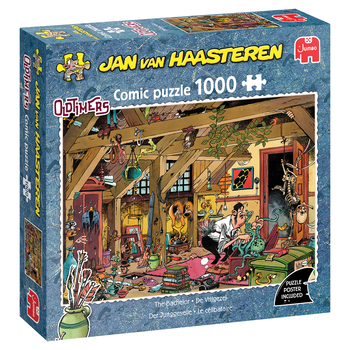 Oldtimers | De Vrijgezel | Jan van Haasteren | 1.000 stukjes